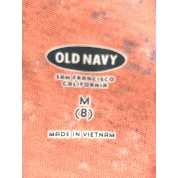 Old Navy Girls Tank Dress M 8 Pink Floral Fit Flare Cotton Summer Spring Casual - Picture 5 of 9